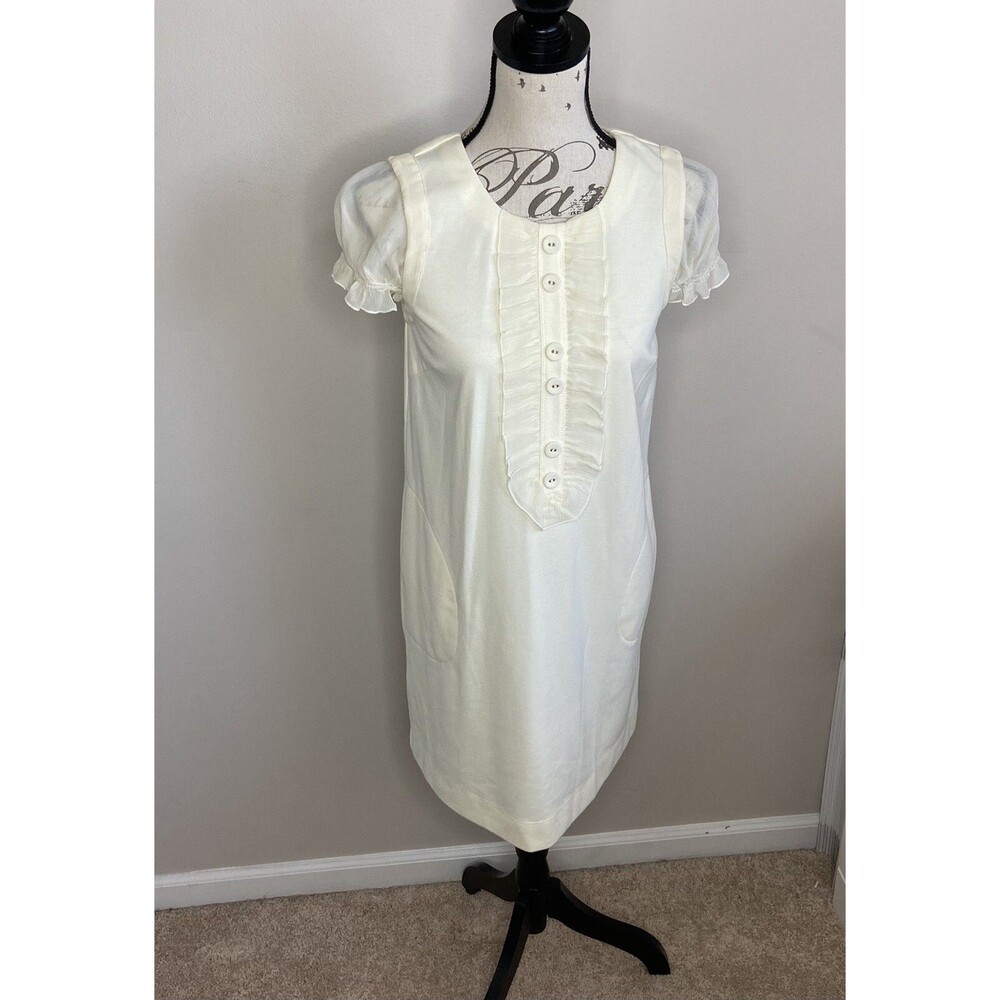 NWT Original Penguin Ivory Dress with Cap Sleeves S Small New Barney’s New York